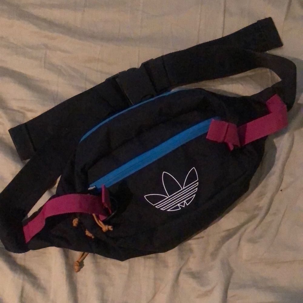Adidas Crossbody Bag Black Magenta Teal